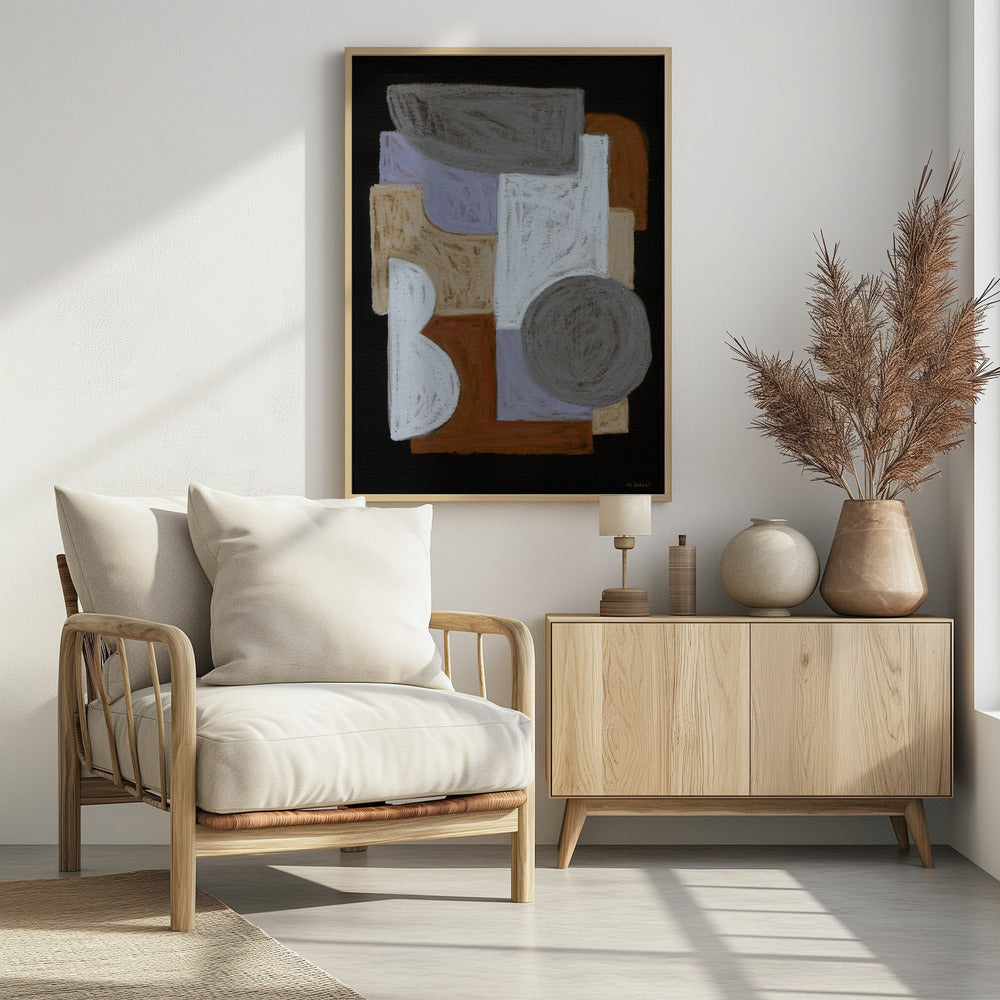 Chalks and Shapes 5 | Poster