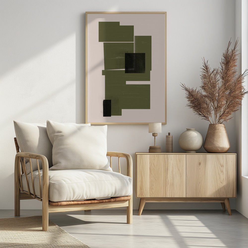 Gestructureerde blokken | Poster