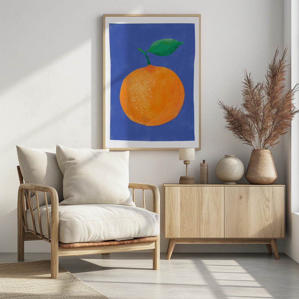 Levendig oranje fruit | Poster