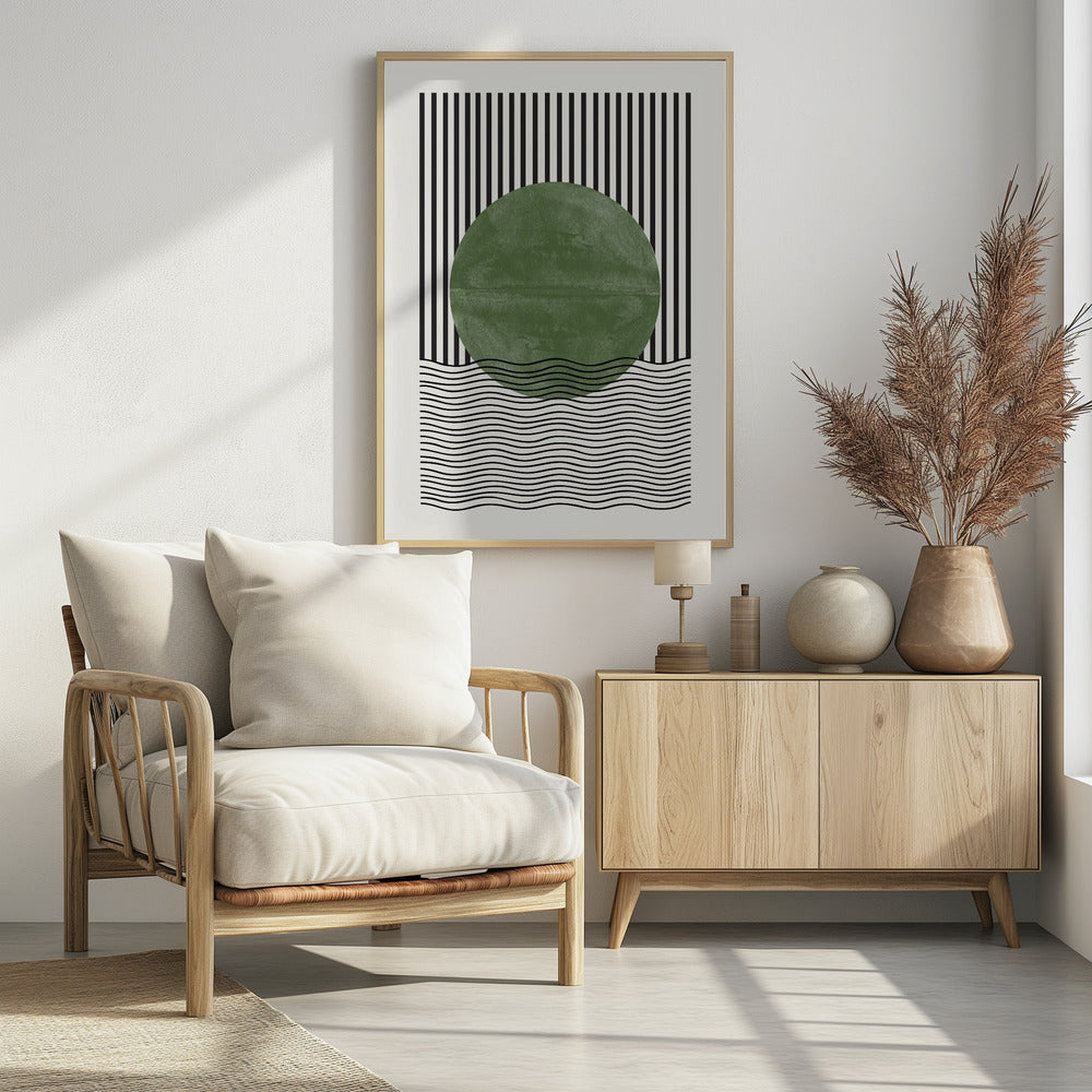 Strepen en golven | Poster