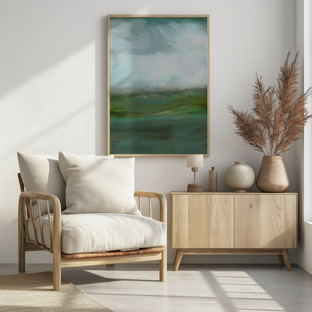 Ruwe Zee Olie Paneel 1 | Poster