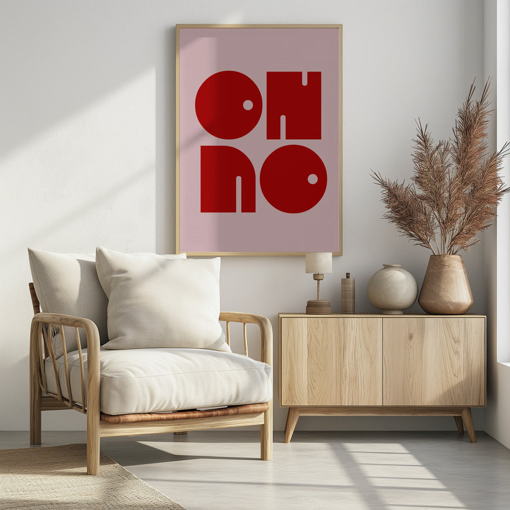 Gedurfde typografische echo | Poster