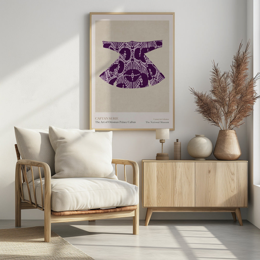 Purple Caftan Elegance | Poster