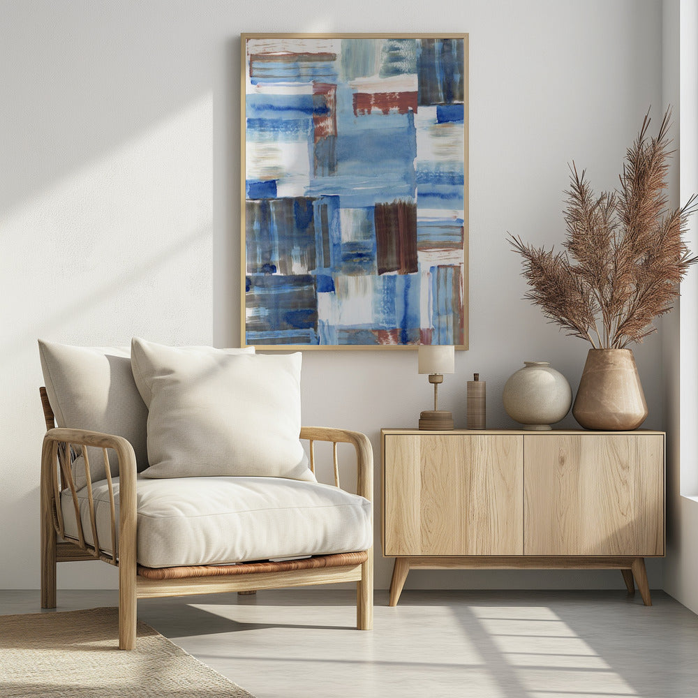 IJzig Blauw Abstract 1 | Poster