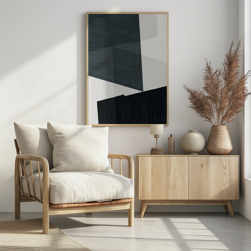 Jagged Edge Abstract 2 | Poster
