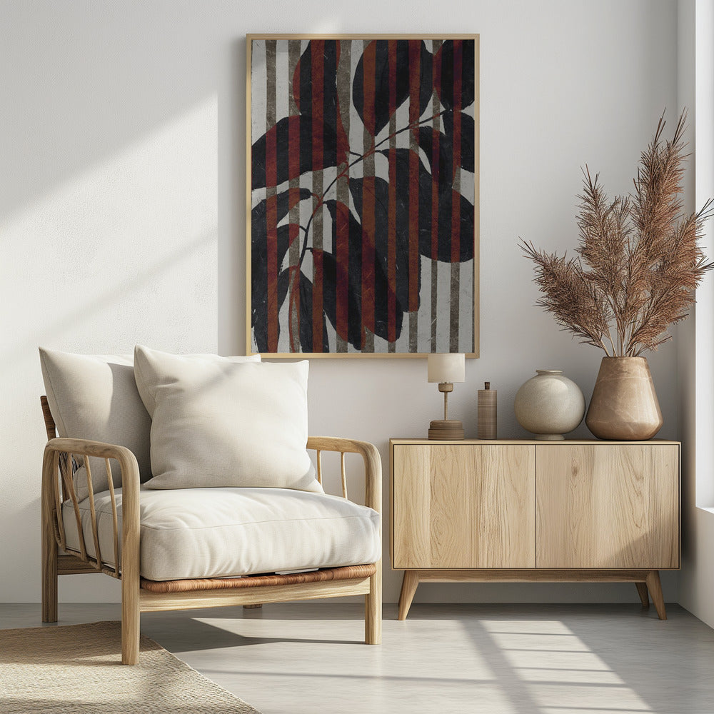 Gestreepte Botanische | Poster