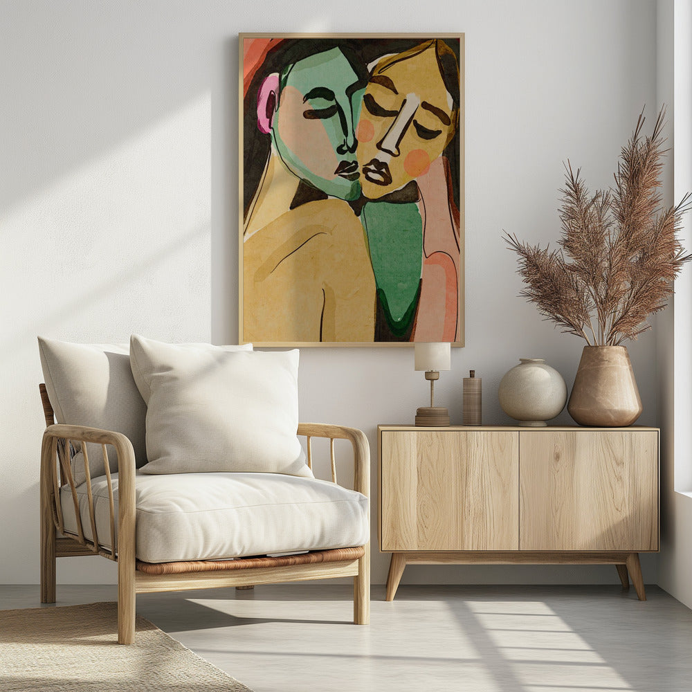 Omhelzing van zielen | Poster