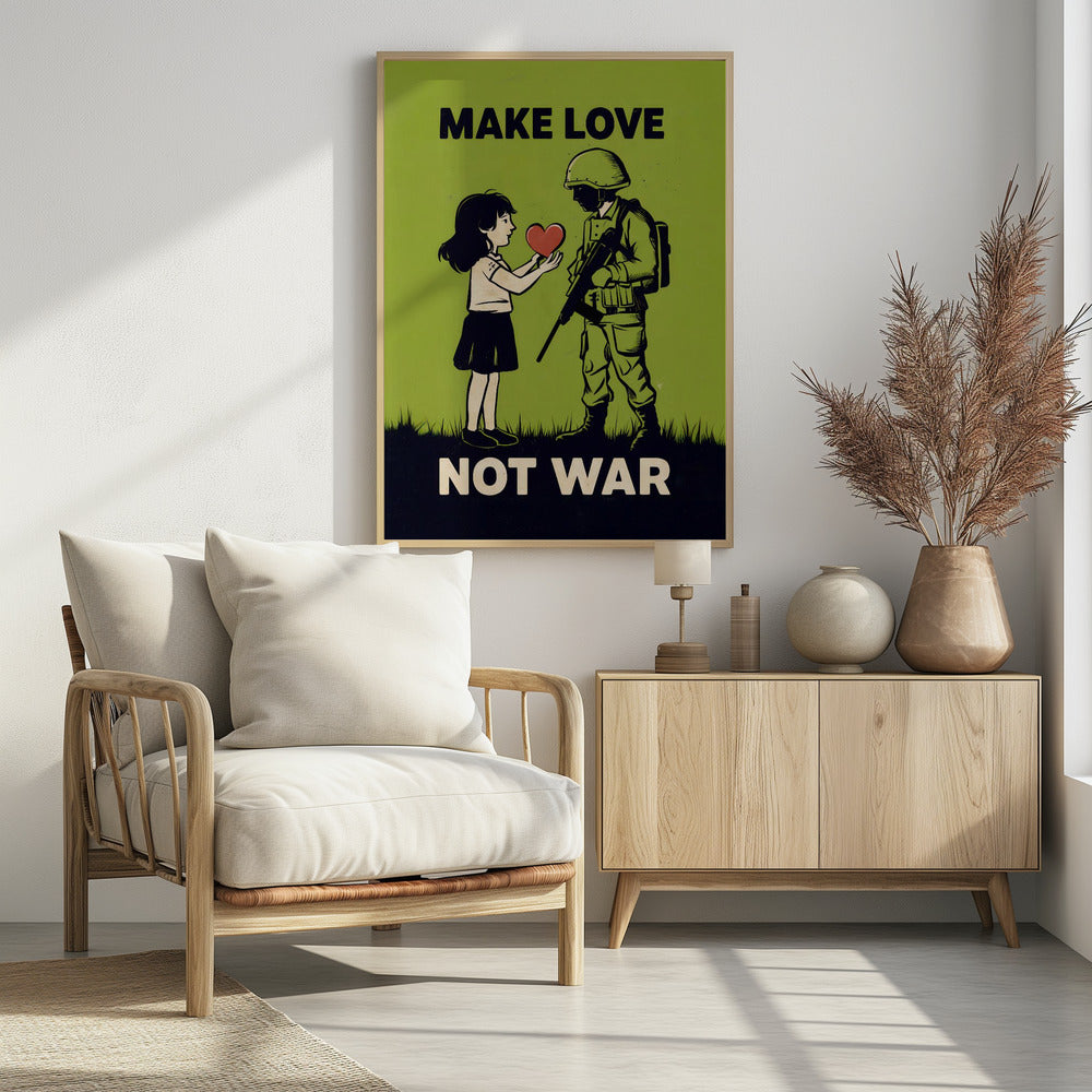 Make Love Not War | Poster