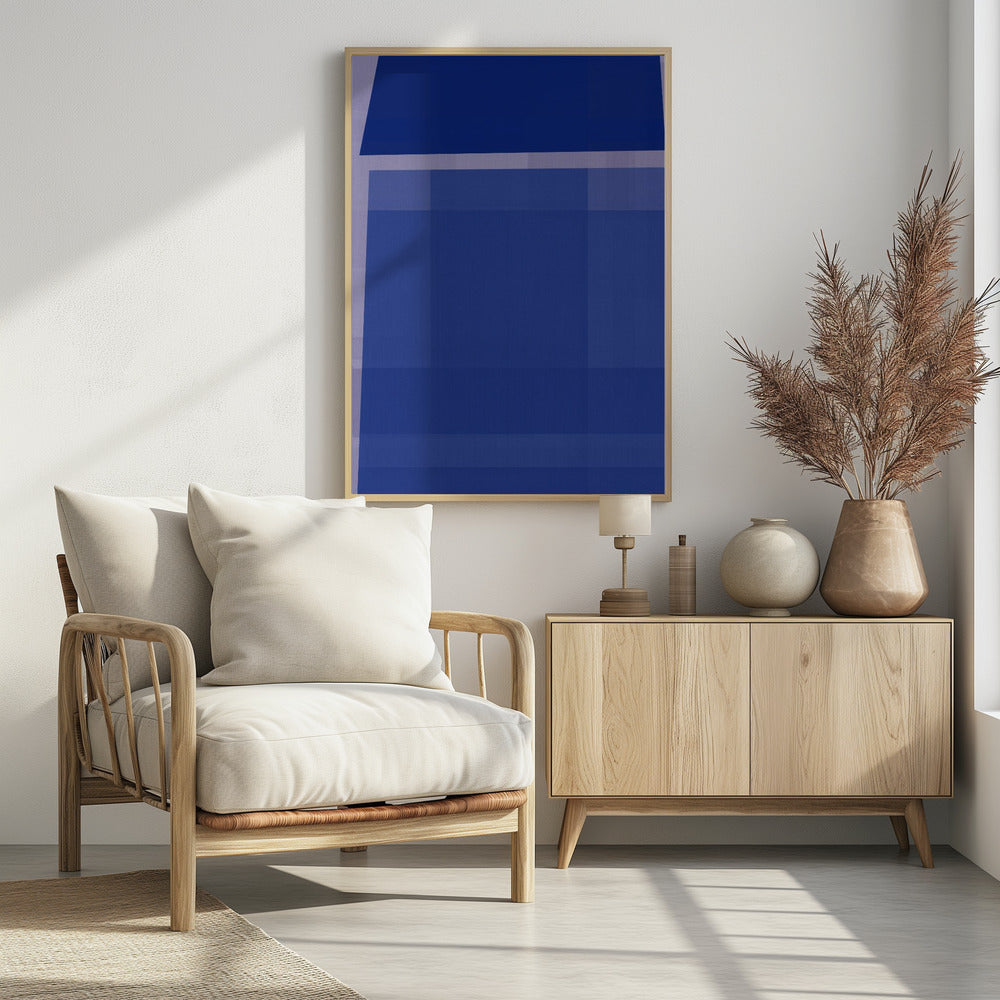 Woven Blue Jam 1 | Poster