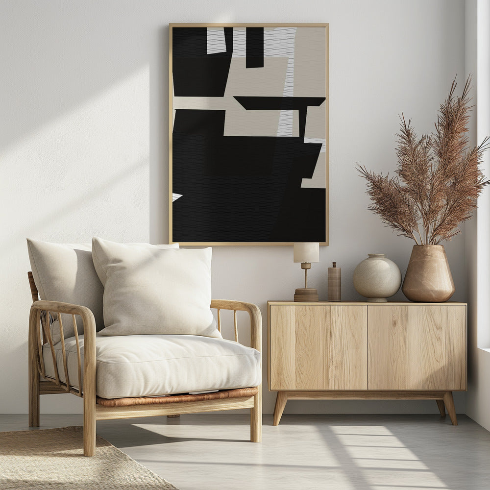 Minimalistisch Geweven Textiel 1 | Poster