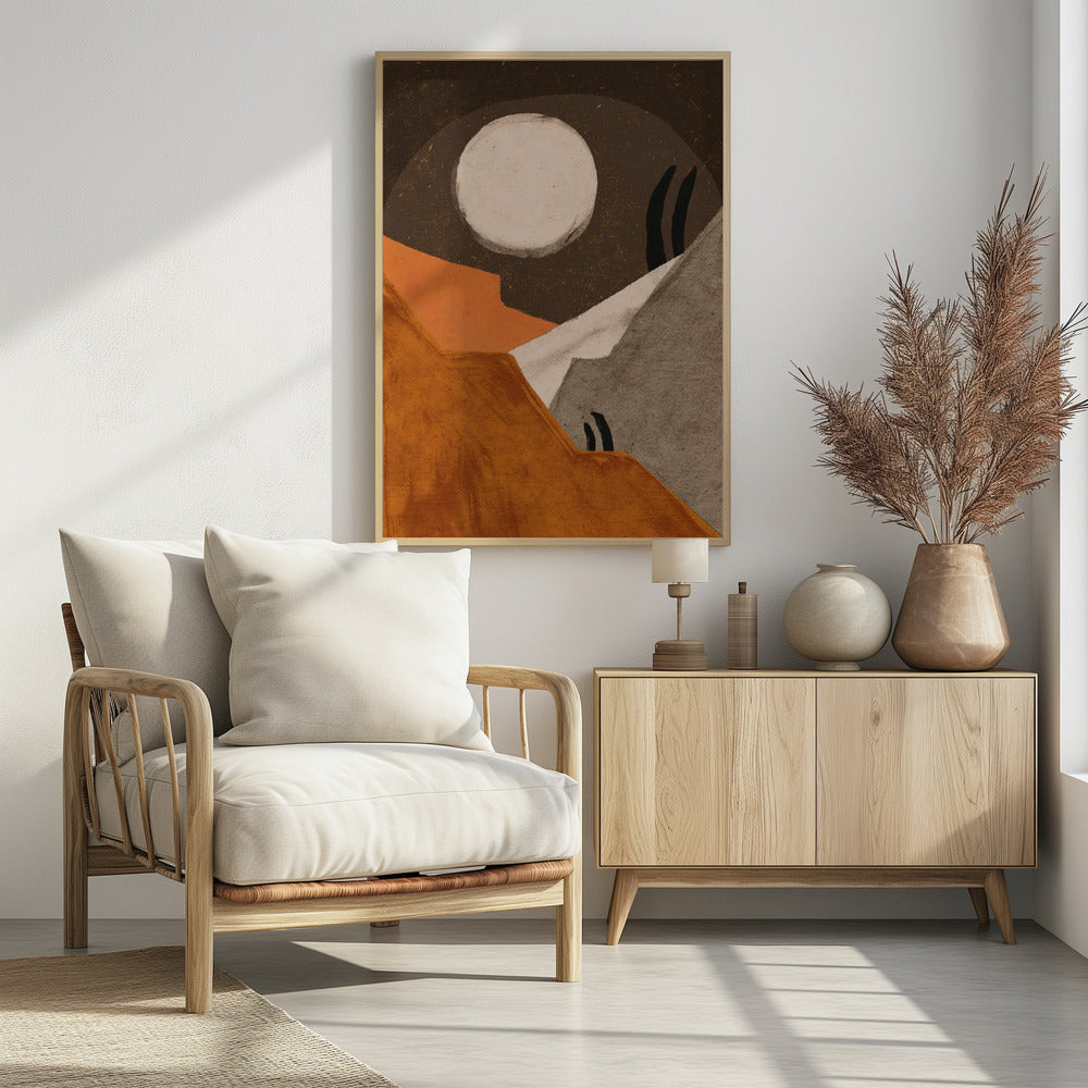 Maanlandschap | Poster