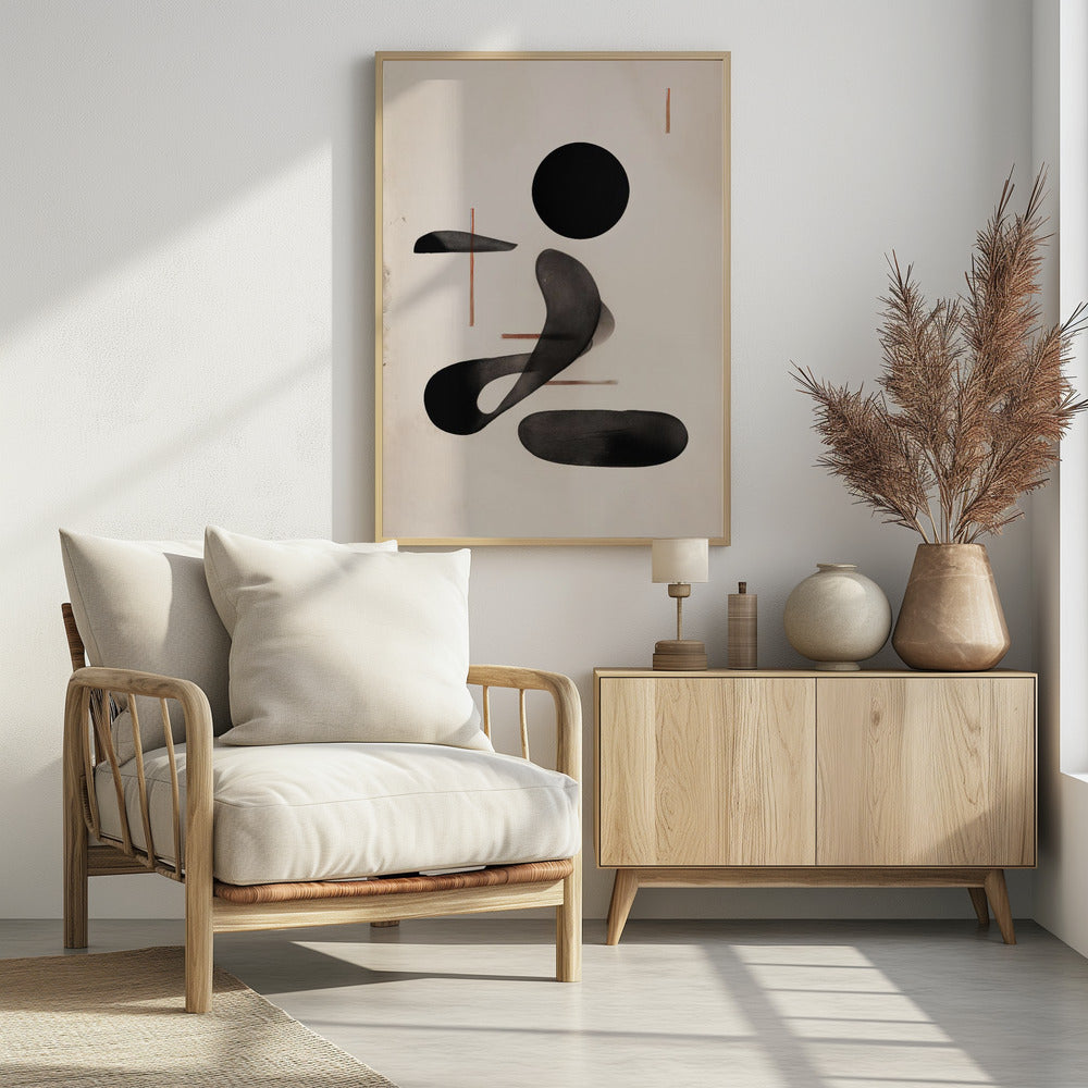 Abstracte stroomvormen | Poster
