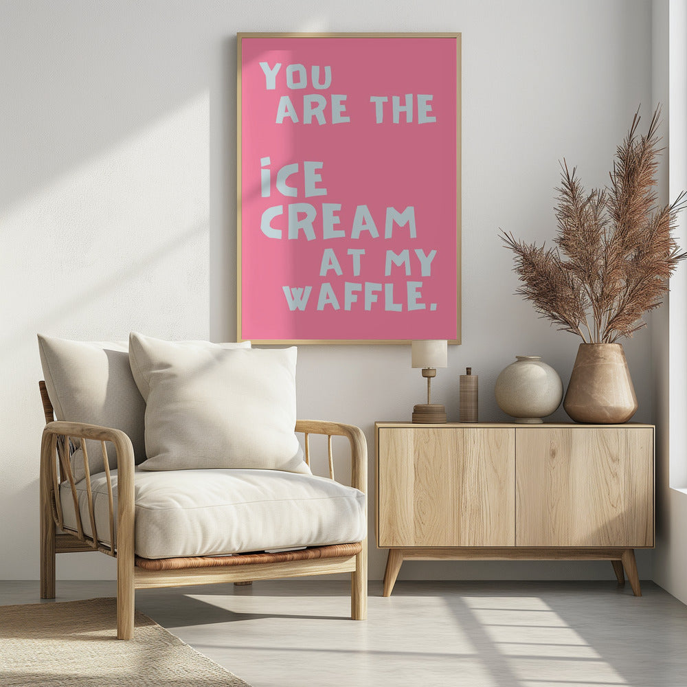 IJs bij mijn wafel | Poster