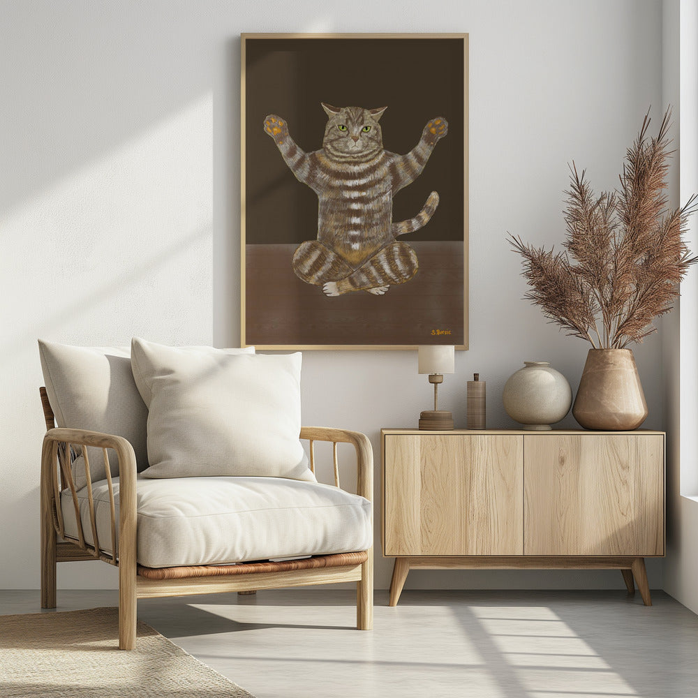 Yoga Cat | Poster