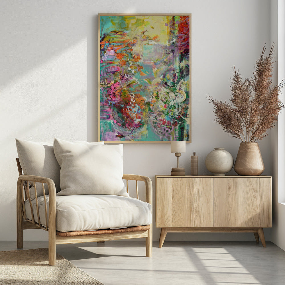 Tussen de orchideeën | Poster