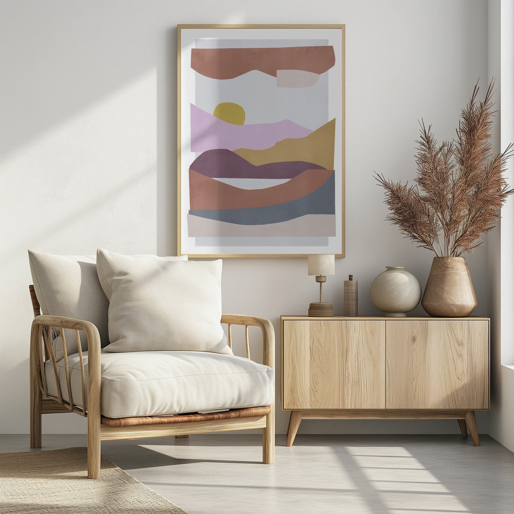 Abstracte vormen 8 | Poster