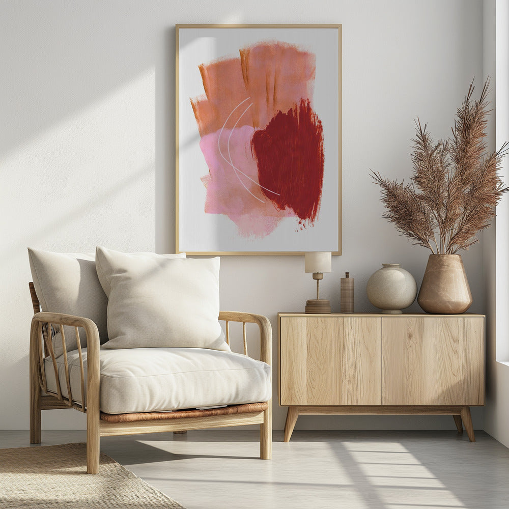 Abstract Brush Strokes 54 | Poster