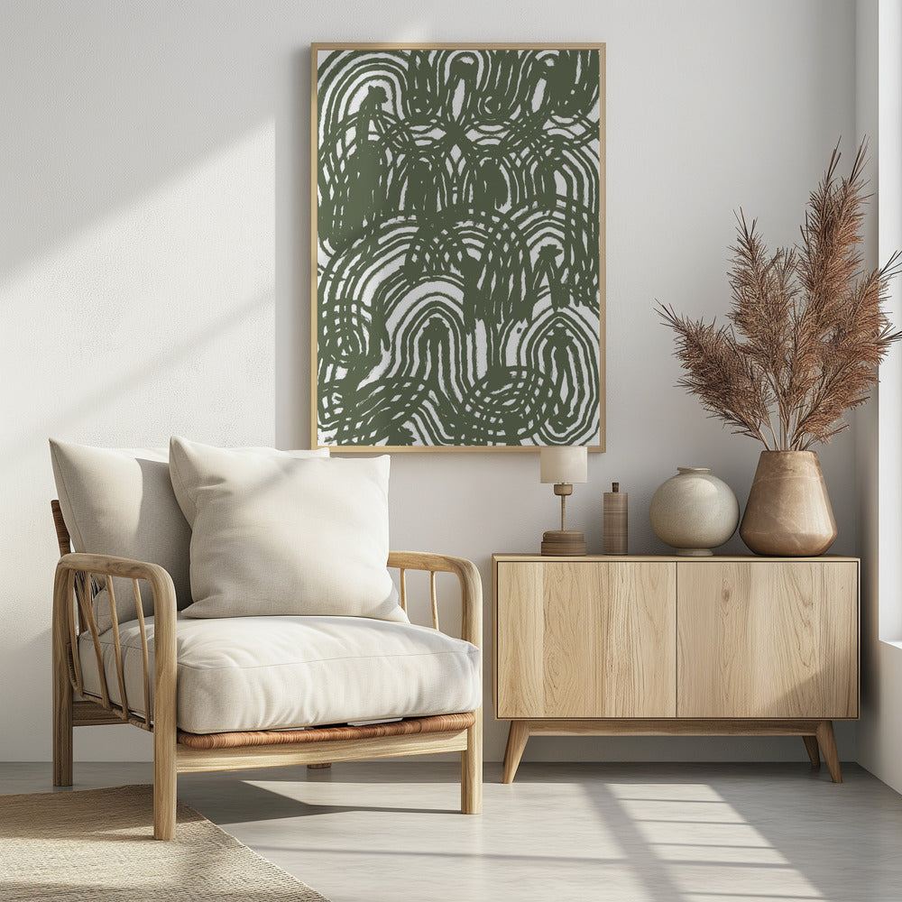 Groen patroon | Poster