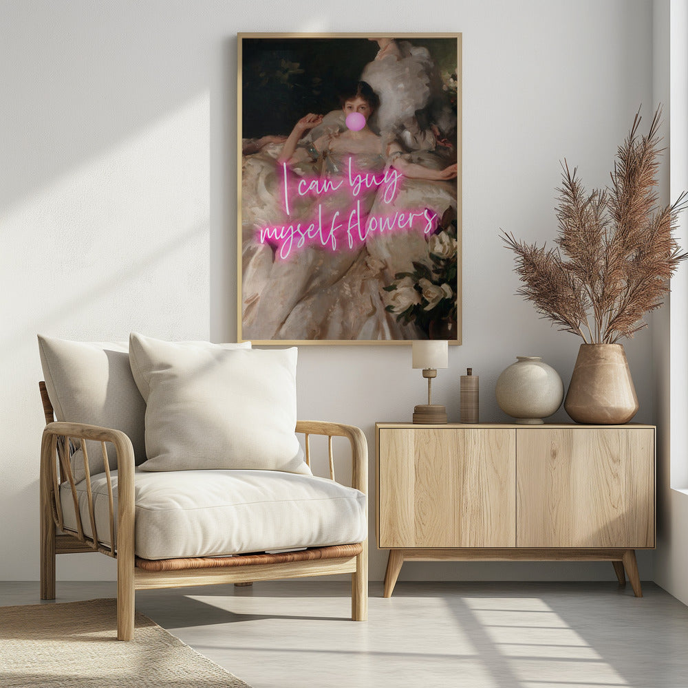 Koop mezelf bloemen 6 Ratioiso | Poster