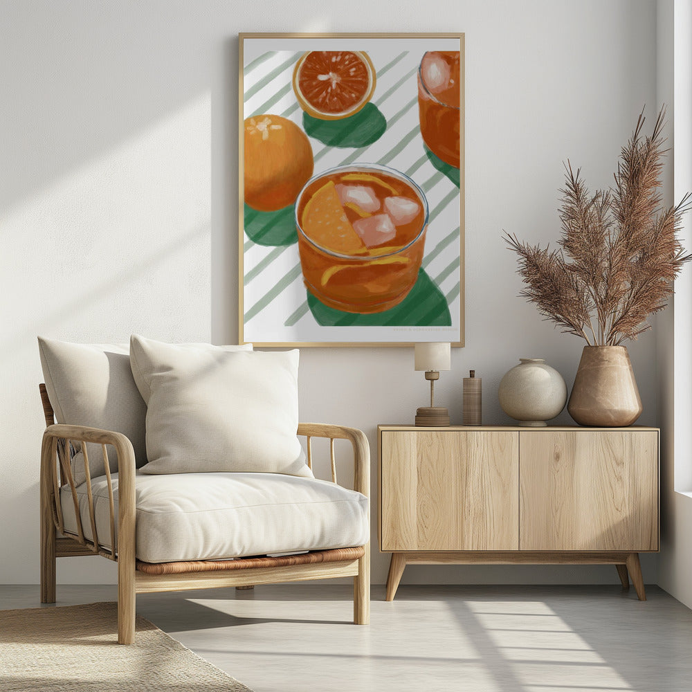 Pandc Cocktailandstripes Exemplaar 2 | Poster