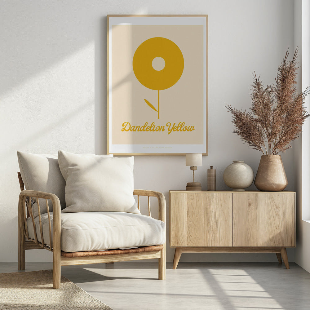 Pandc Paardenbloemgeel Kopie | Poster