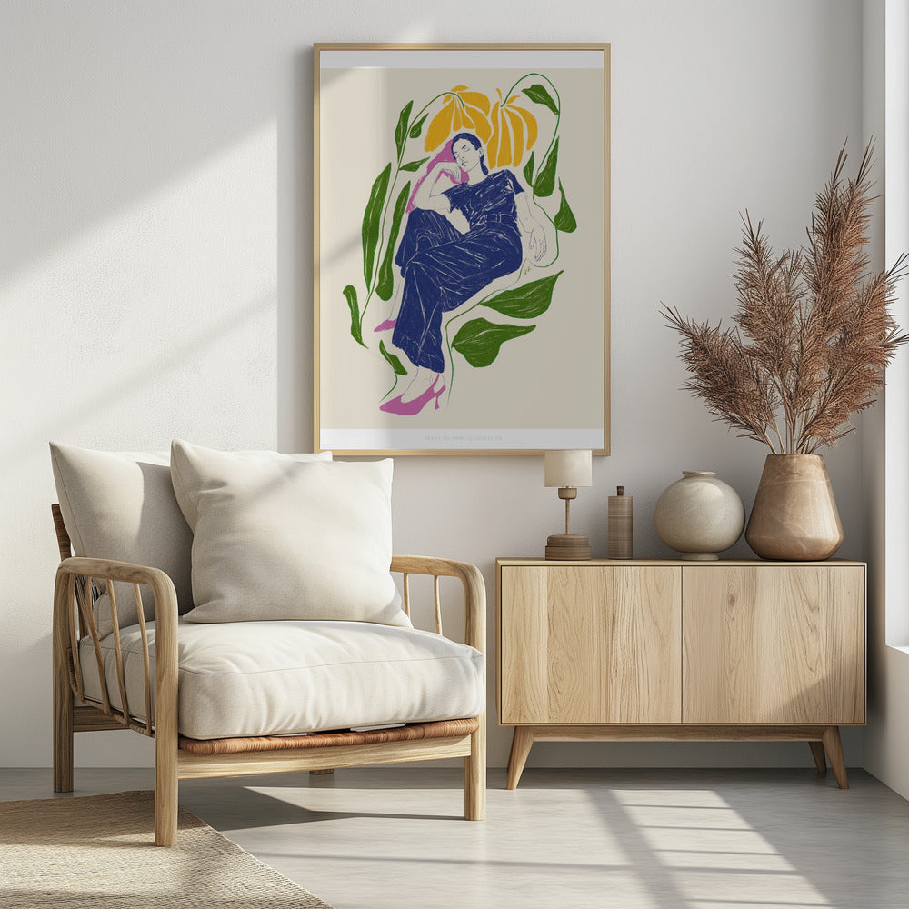 Jlr Stil in de tuin | Poster