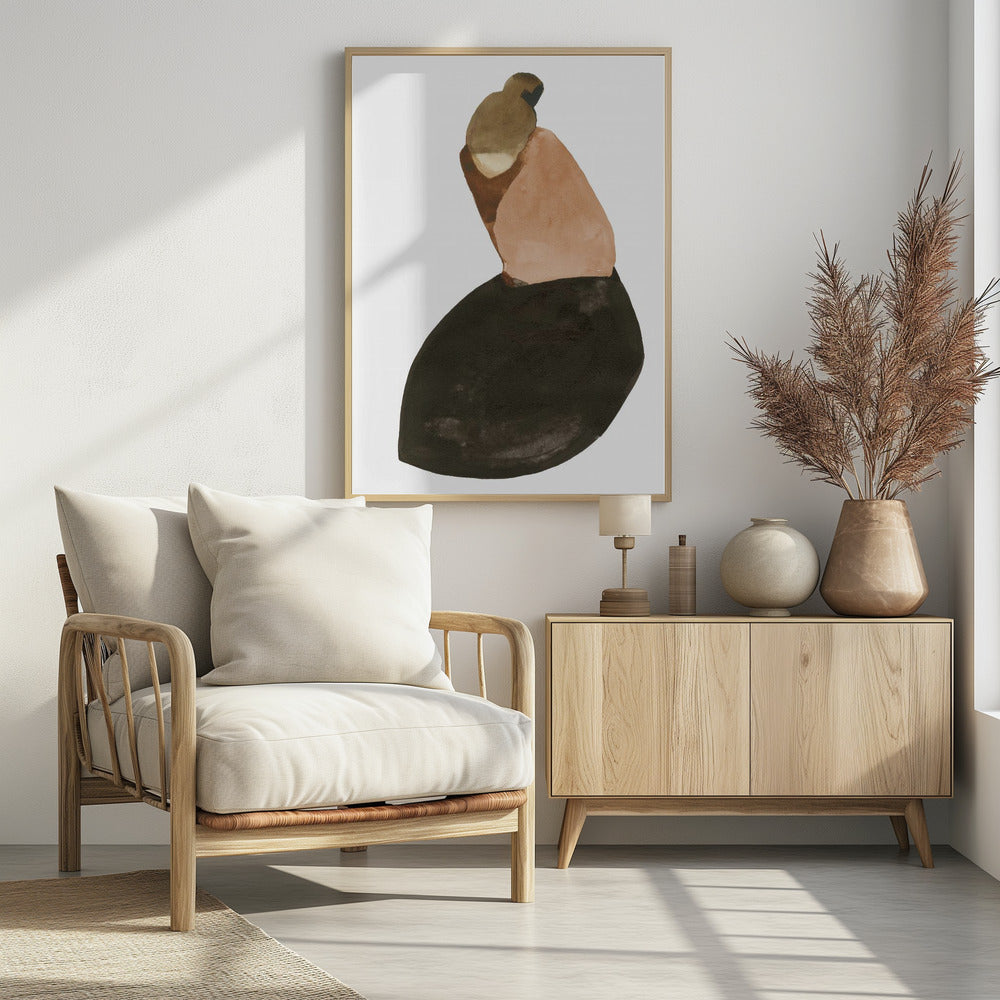 Zittende vrouw nr. 13 | Poster