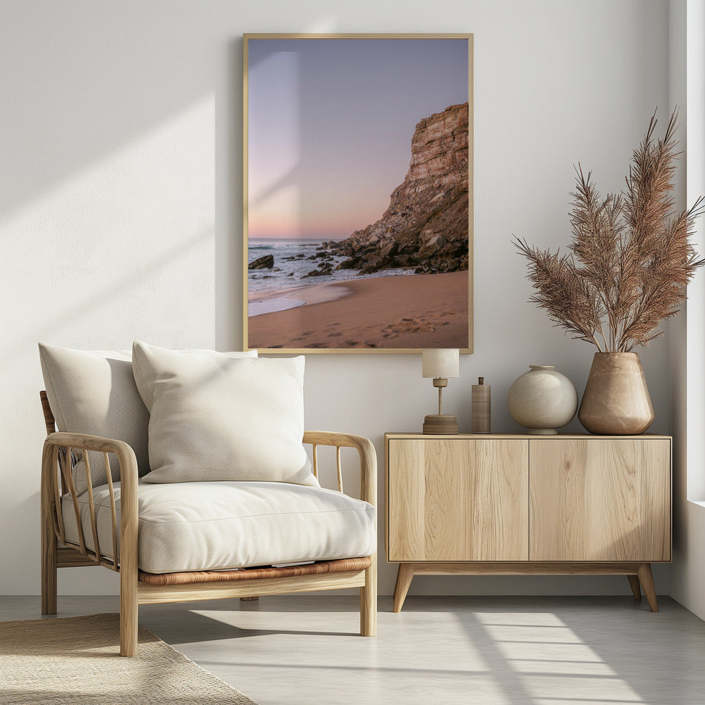 Pastelkleurige Portugese kust | Poster