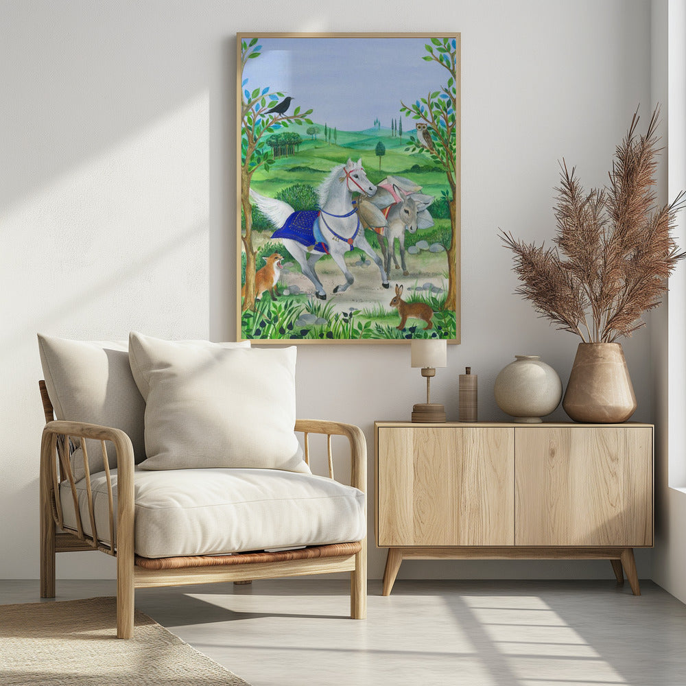 De harmonie tussen natuur en dierenleven, | Poster