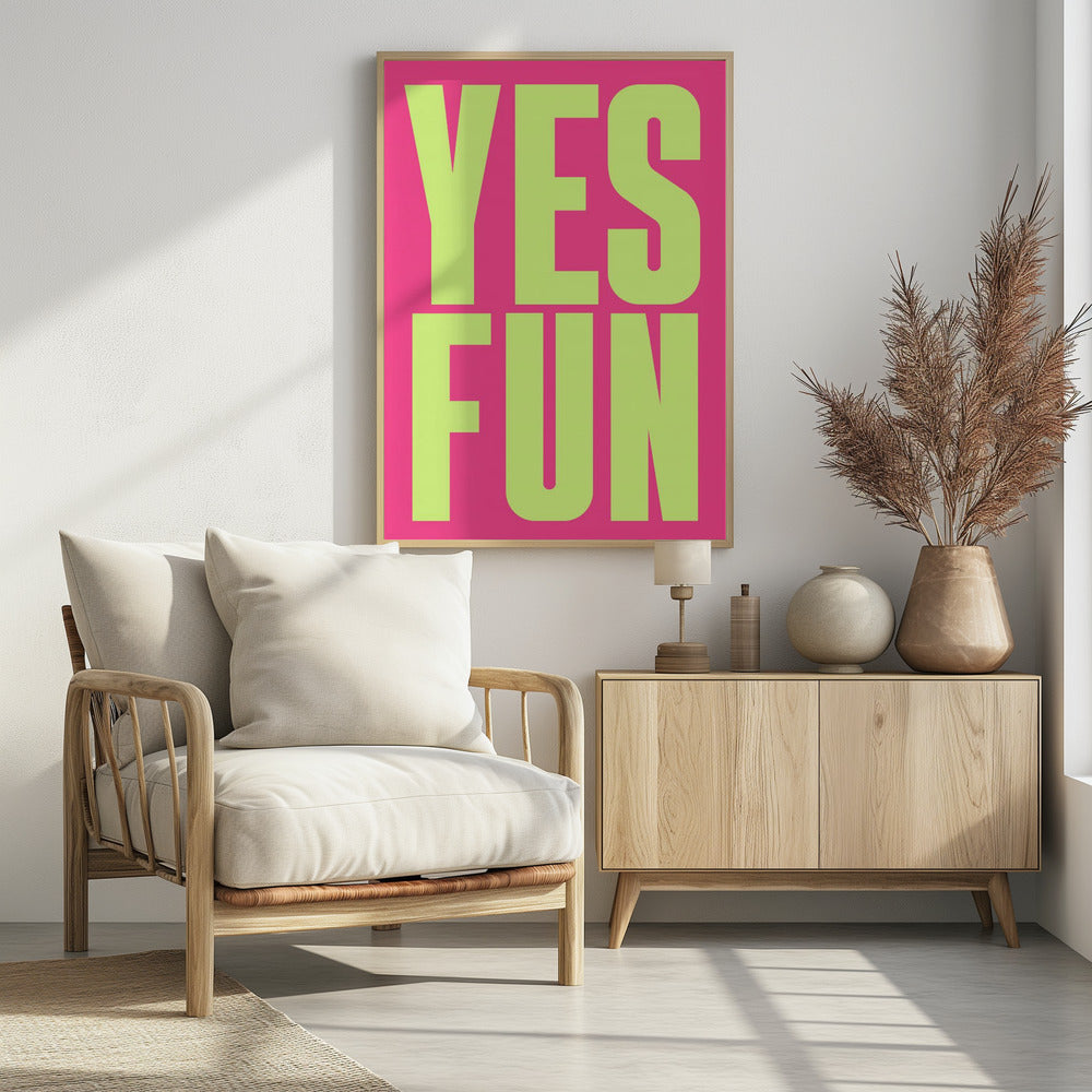Gedurfde neonpositiviteit | Poster