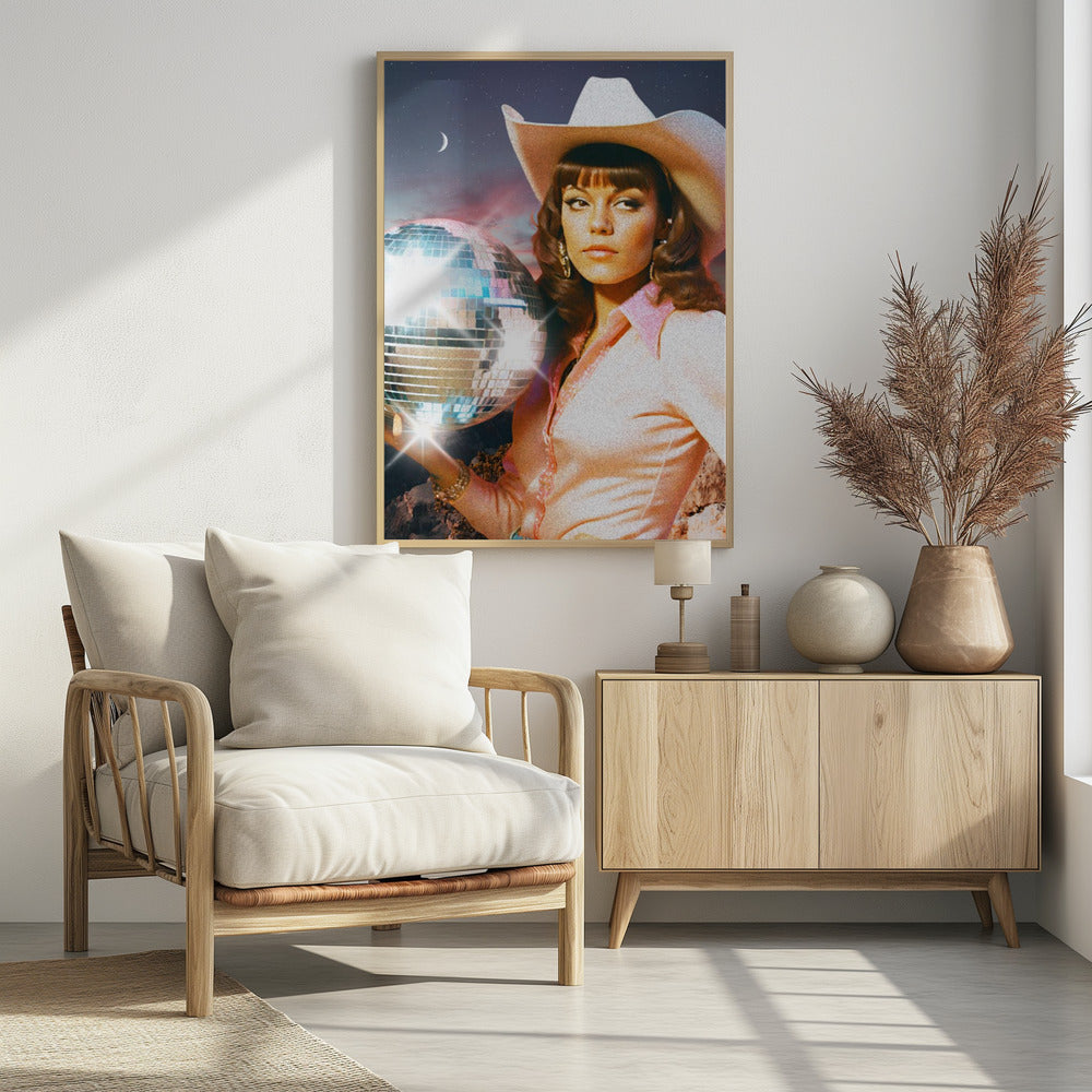 Kosmische Cowgirl | Poster