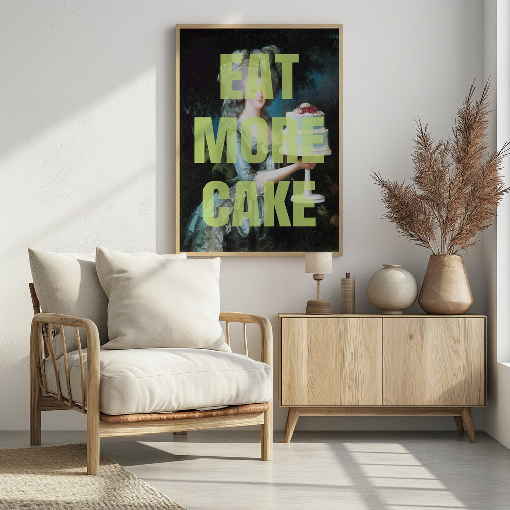 Laat ze taart eten | Poster