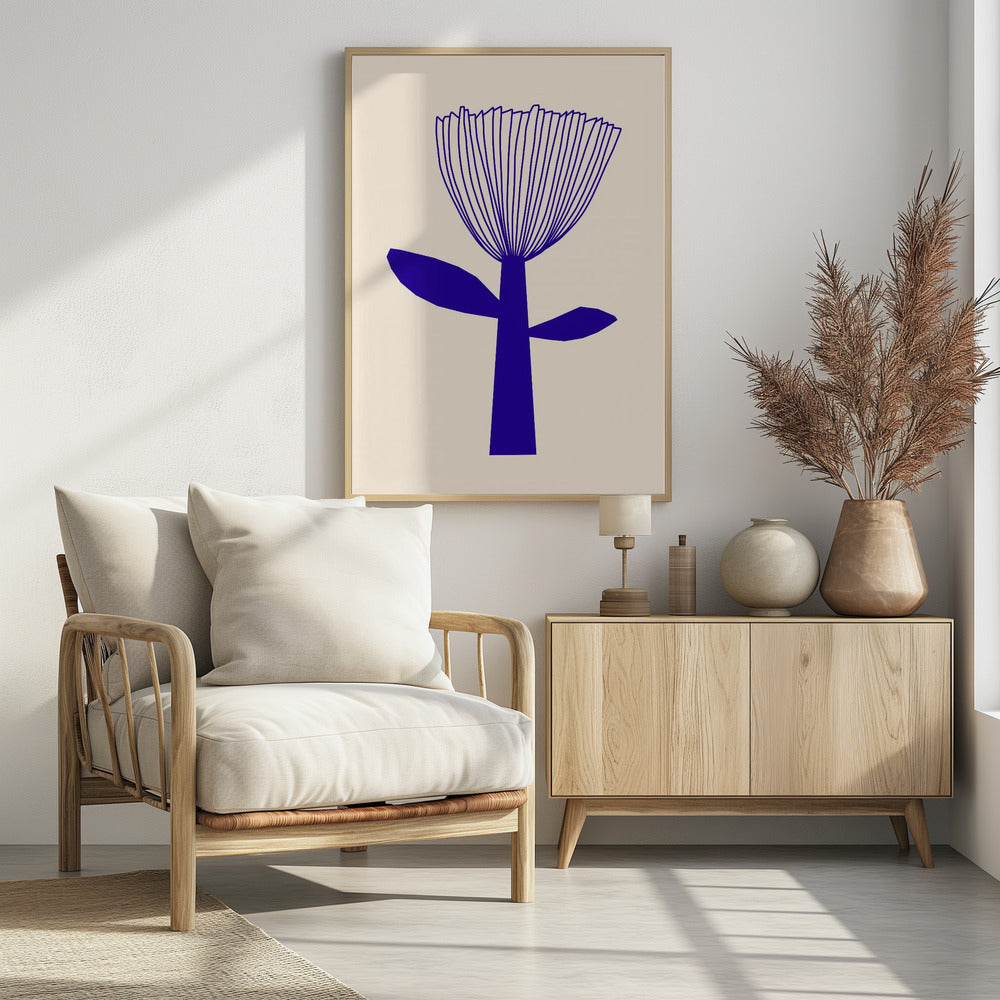 Bloemblauw | Poster