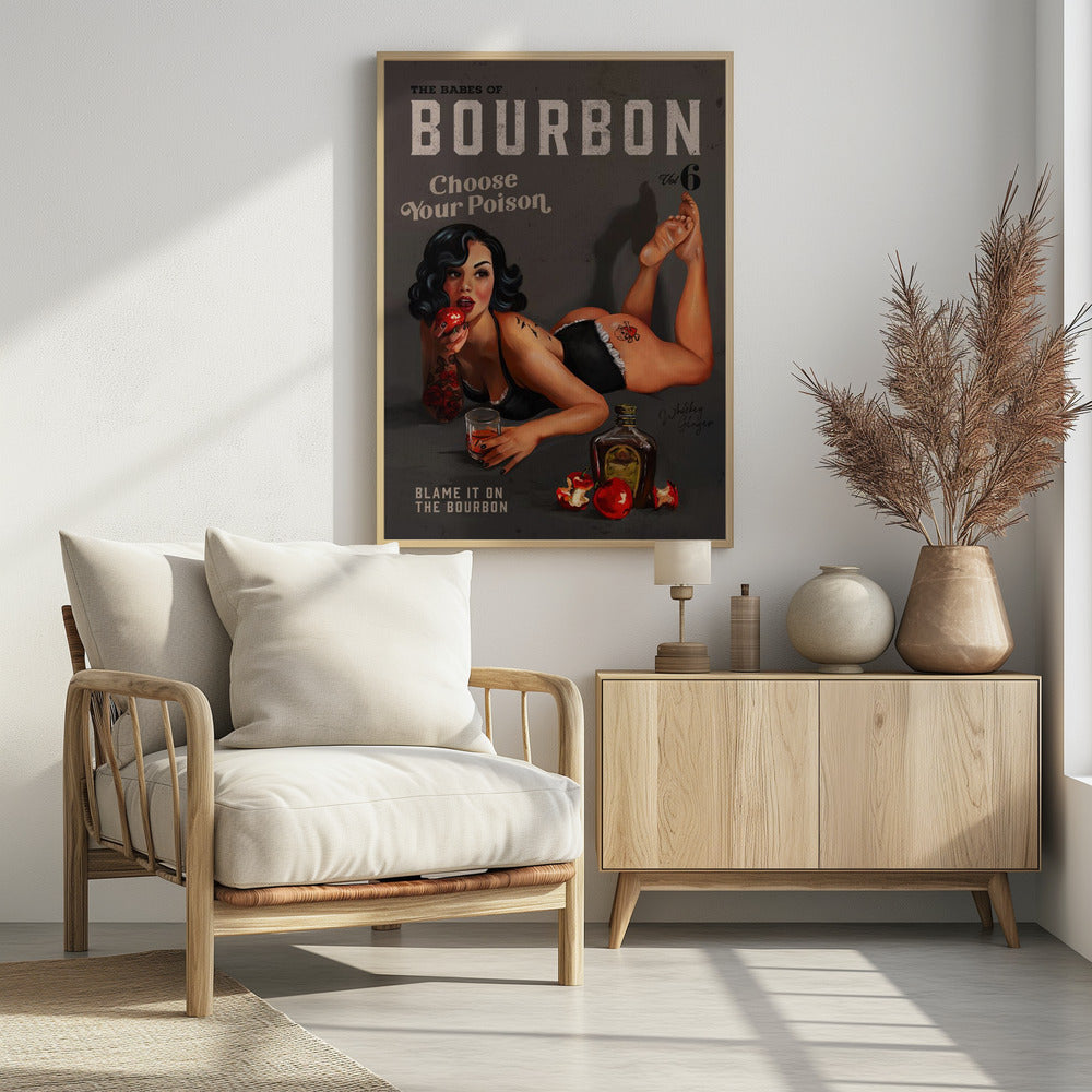 Babes of Bourbon Vol 6 Kies je Poison Sexy Pinup | Poster