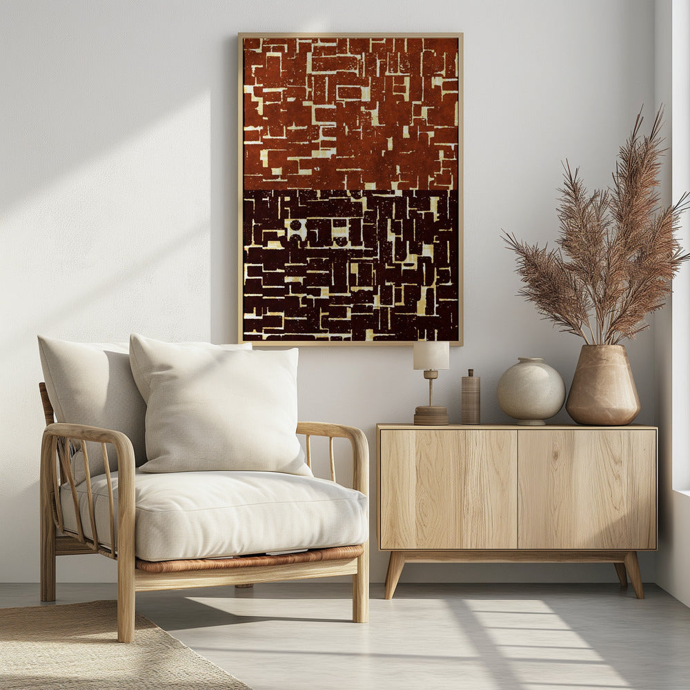 Dubbel doolhof wandtapijt | Poster