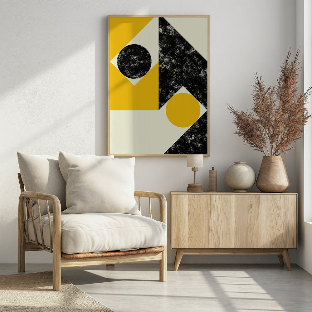 Gedurfde geometrische vormen | Poster