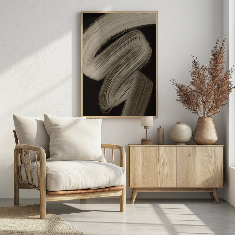 Brushstroke Whirl | Poster