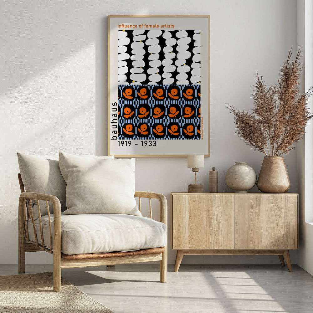 Vrouwelijke Bauhaus-kunstenaars | Poster