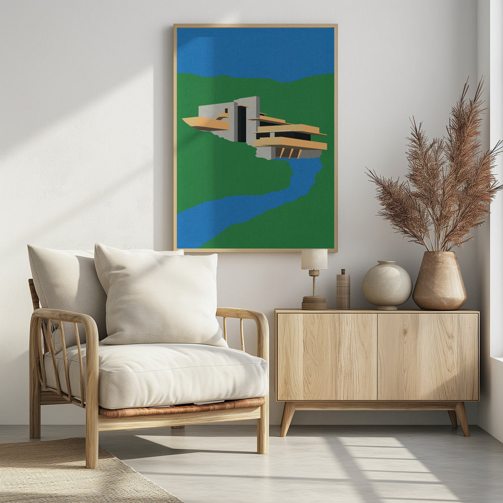 Frank Loyd Wright Falling Water | Poster