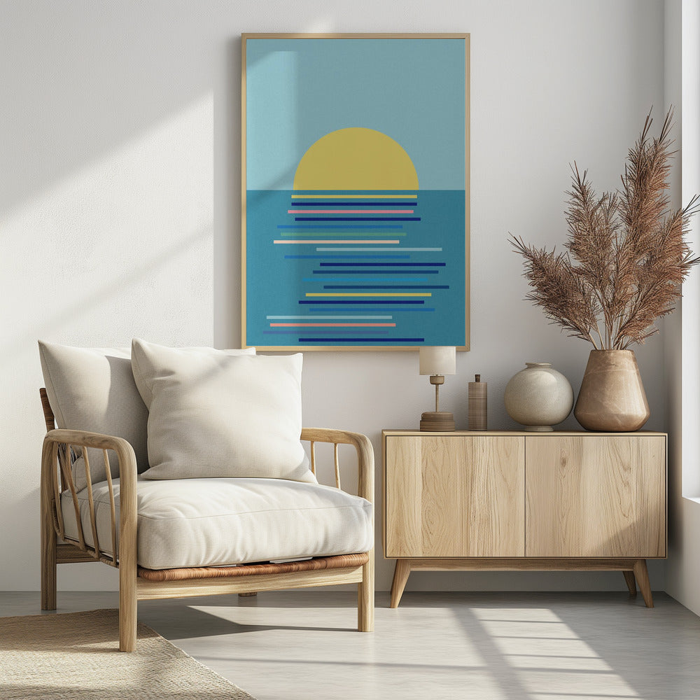 Zonsopgang in Ahrenshoop | Poster