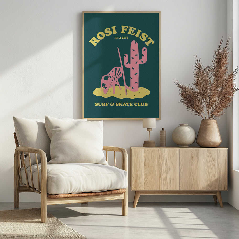 Rosi Feist Surf- en Skateclub | Poster