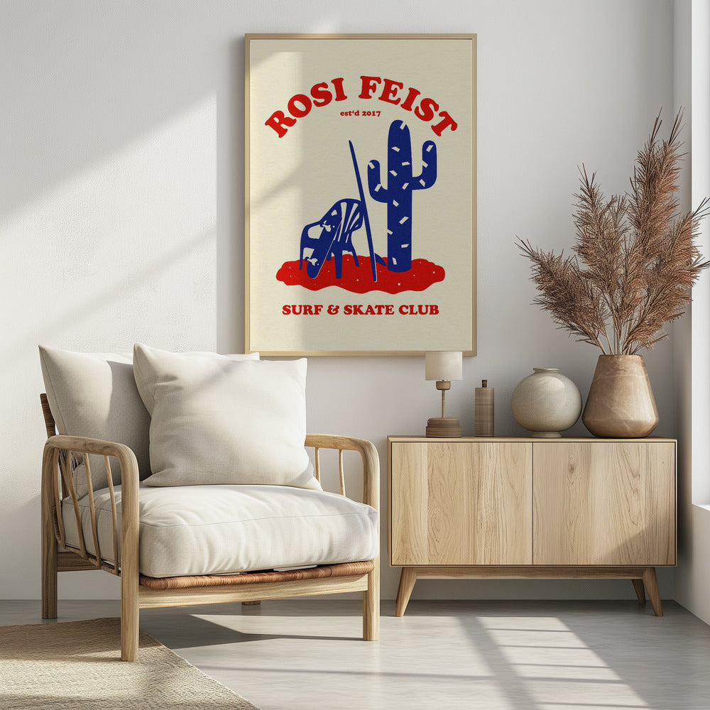 Rosi Feist Surf & Skate Club | Poster