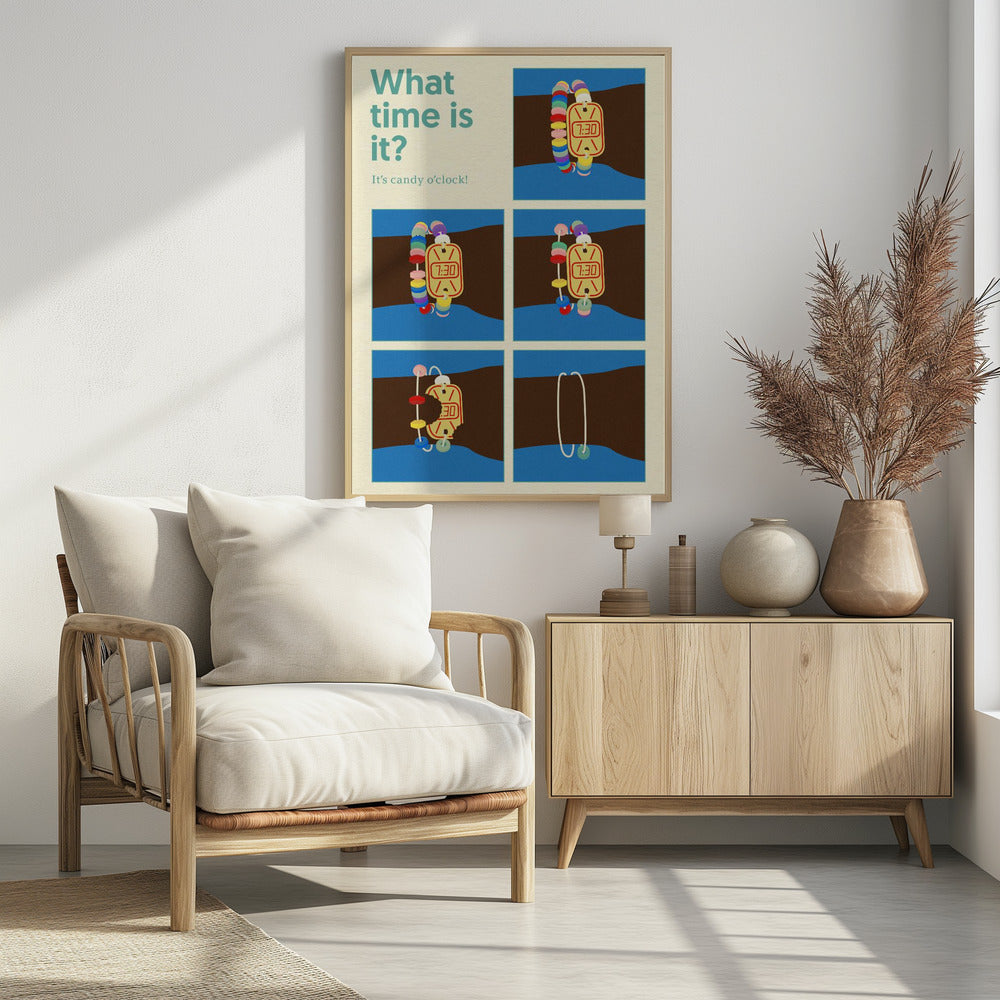 Poster Snoepklok | Poster
