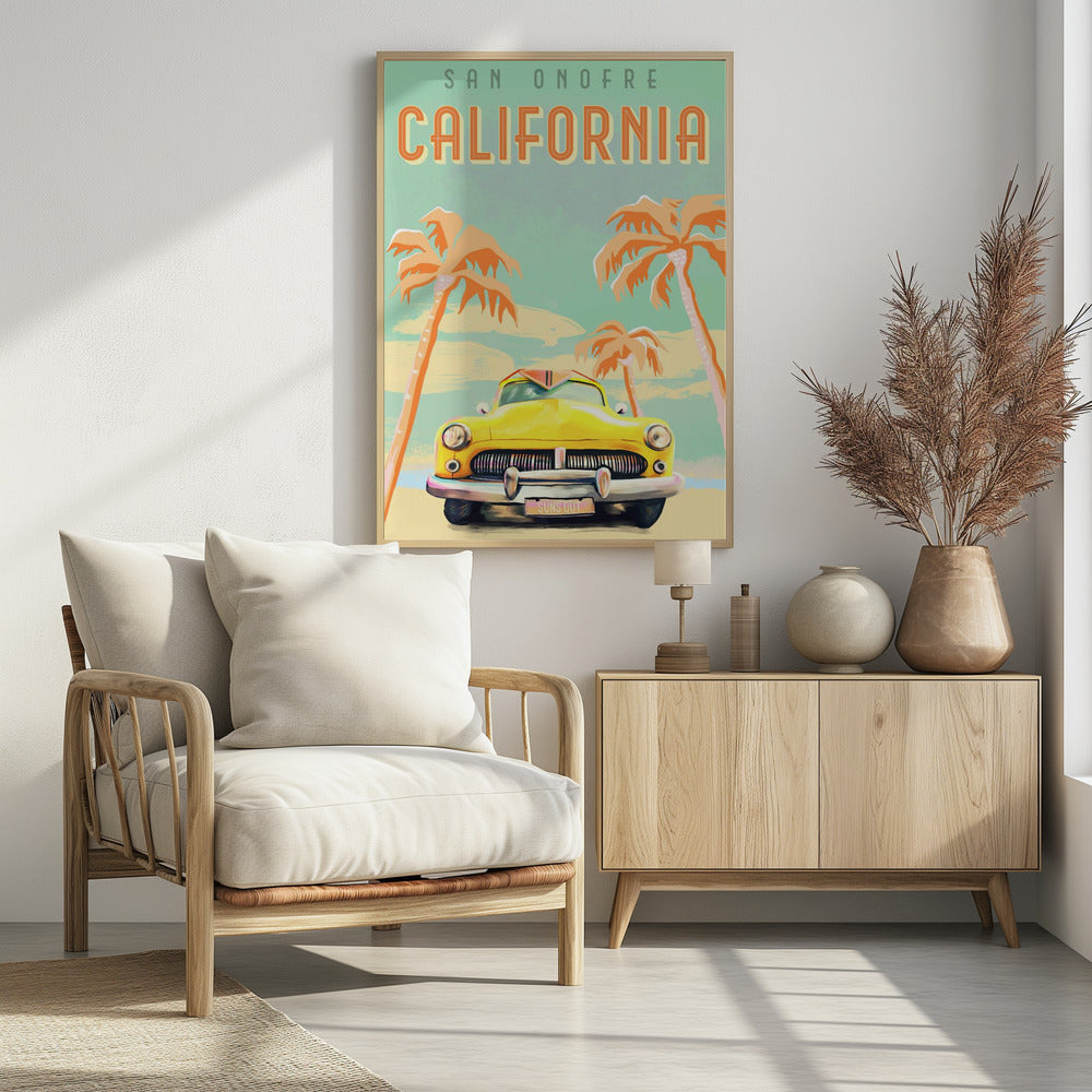 Californische surfposter | Poster