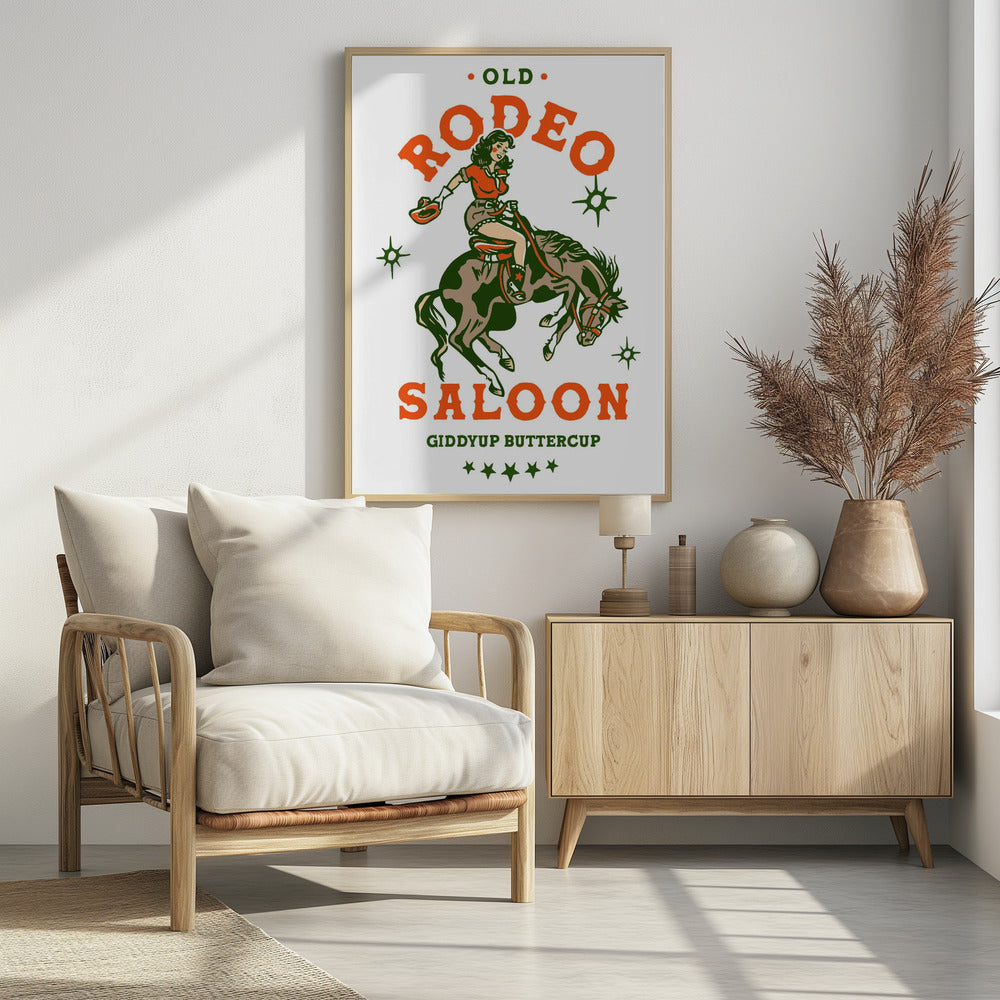 Cowgirl uit de Old Rodeo Saloon: Giddyup Buttercup | Poster