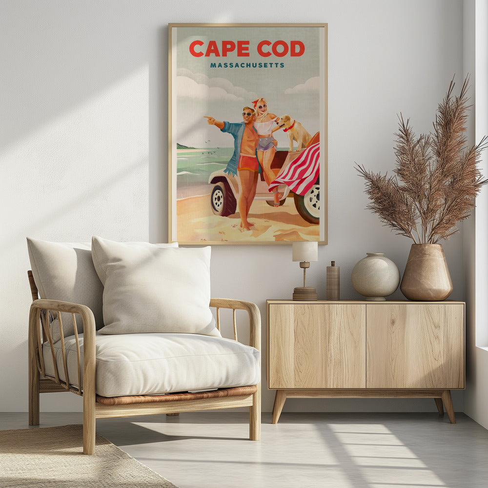 Cape Cod Massachusetts Zomerstrandkunst | Poster