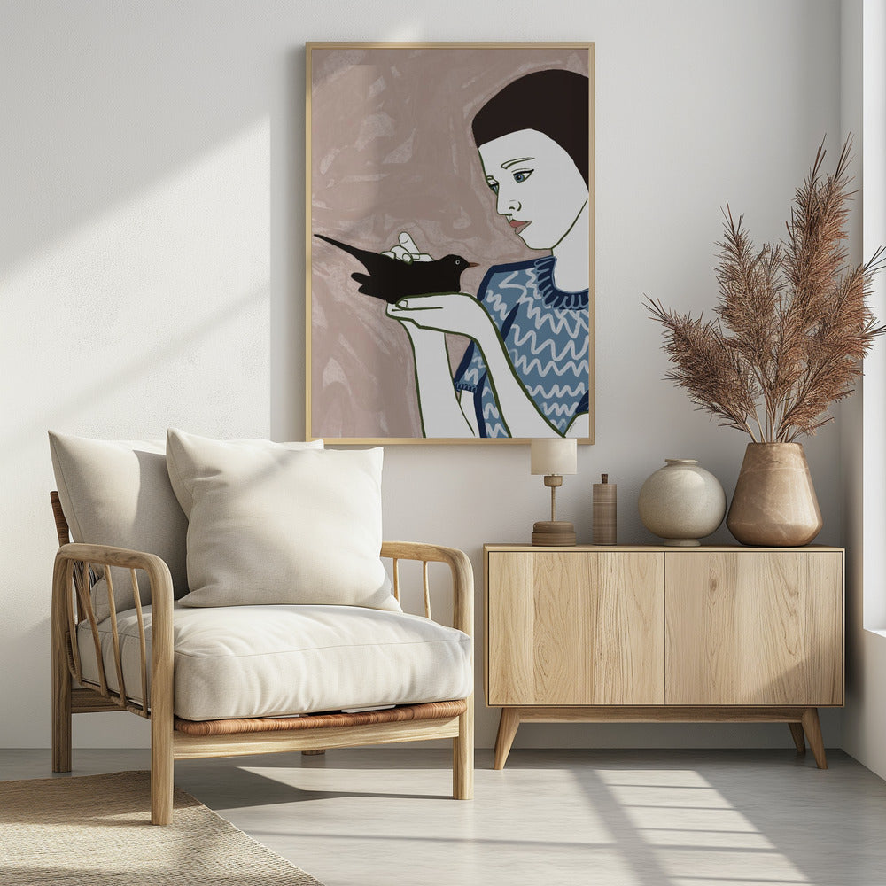 Vogelvrouw | Poster