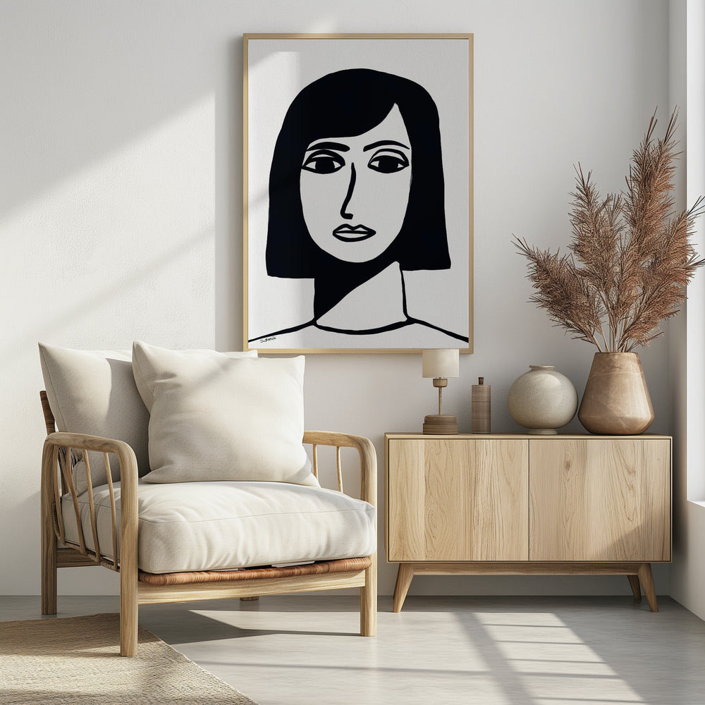Gezicht van een vrouw | Poster