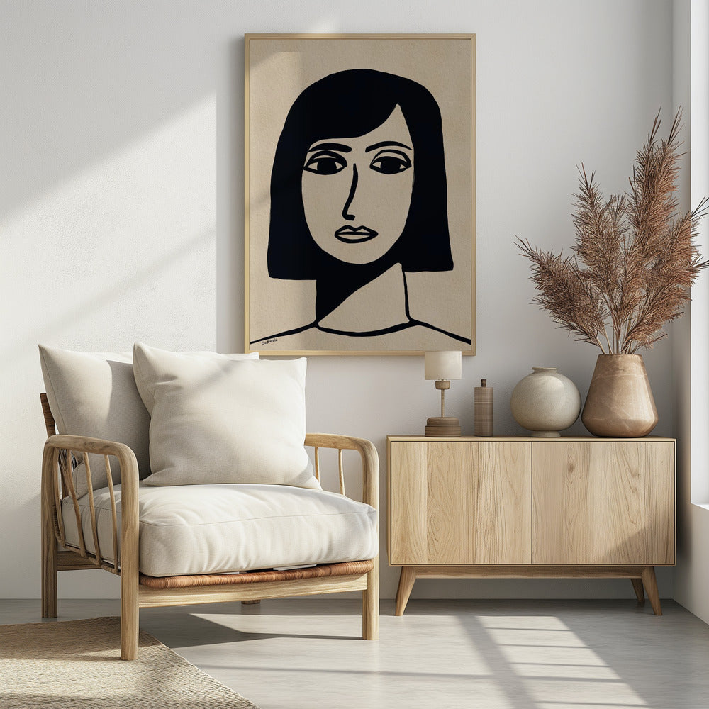 Gezicht van een vrouw | Poster