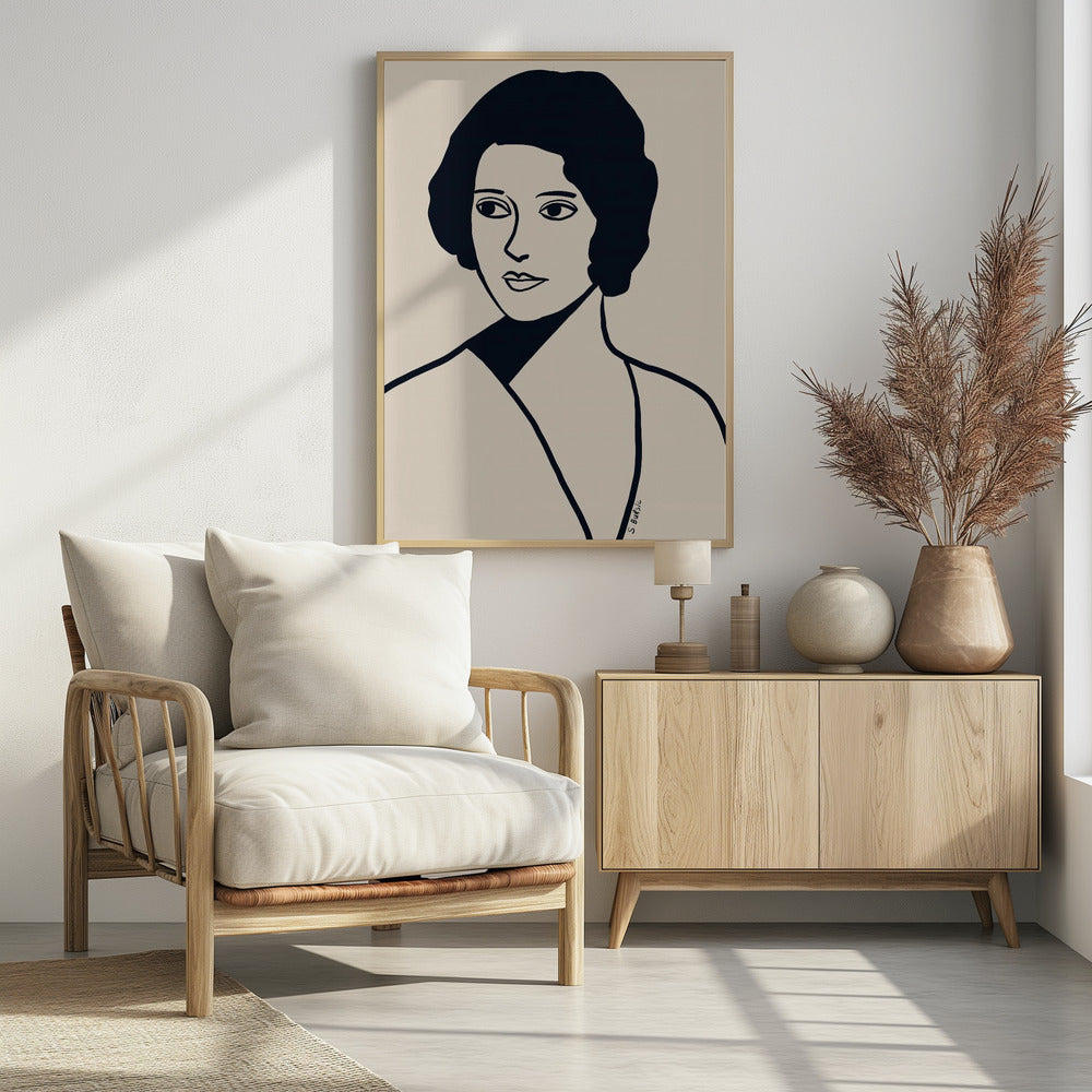 Vintage vrouw | Poster